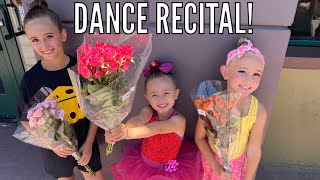 END OF YEAR DANCE RECITAL FOR ALL 3 GIRLS! | GETTING READY FOR THEIR DANCE ROUTINES 2022