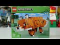LEGO Minecraft 21588 The Fox - LEGO Speed Build Review