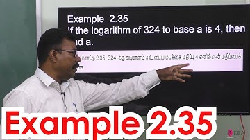 35.Maths | Basic Algebra | Example 2.35  11th Maths Tamilnadu State Board new syllabus