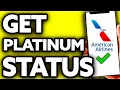 How To Get American Airlines Platinum Status (BEST Way!)
