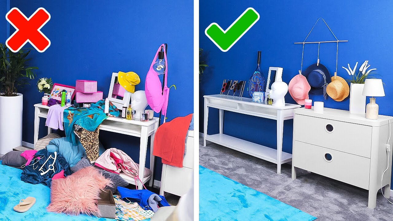 35 Organizing Hacks to Avoid Chaos In Your Home - YouTube