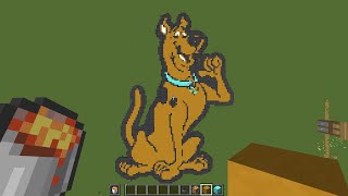 Scooby Doo in Minecraft | How to draw | Pixel Art