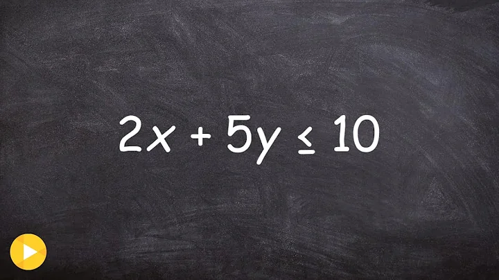 How to graph a linear inequality in standard form and shade