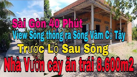Nhà vườn Long An | Nhà vườn Nghỉ Dưỡng đẹp | Nhà vườn cây ăn trái ao cá view sông