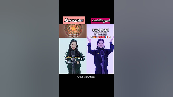 둥글게 둥글게(dunggeulge dunggeulge) cover Korean🇰🇷 VS Multilingual⁉️ #squidgame2