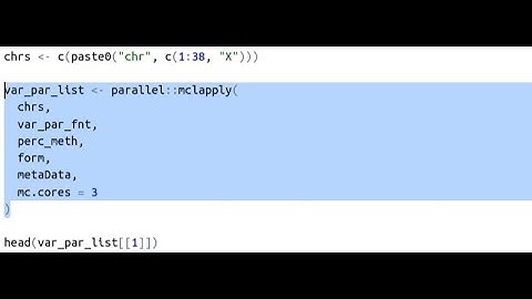 How to parallel processing in R programming using mclapply function on list or vectors and plot