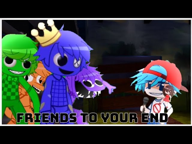 Vs. Rainbow Friends / Friends to your end Song / Roblox Rainbow Friends Chapter 1 / FNFxGacha FULL