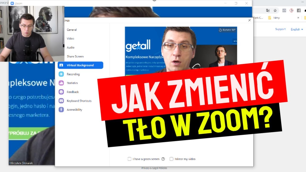 Jak Zmienic Tlo W Zoom Youtube