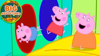 Peppa Pig Visits the Bouncy Maze Adventure🌀!  Soft Play Escape | Tales | Cartoon for Kids | 20 Mins screenshot 4