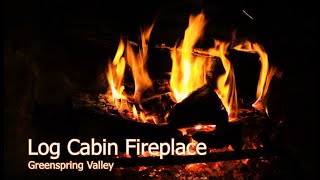 Log Cabin Fireplace - Greenspring Valley[ONE] 3+ hours