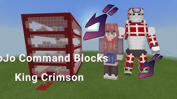 MCPE JoJo Command Blocks||King Crimson