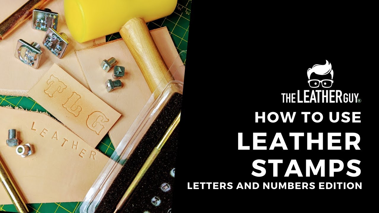 How to Stamp Letters and Numbers in Leather 