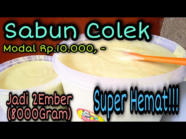 Cara Mudah Membuat Sabun Colek Super Lembut, Harum & Banyak Busa‼️Super Hemat ⁉️Dijamin Anti Gagal‼️ class=