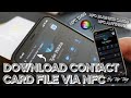 Download Vcard/VCF Contact Card - NFC tags/NFC Business card