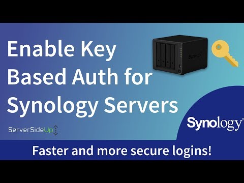 Enable Key Based SSH Authentication For Synology Servers