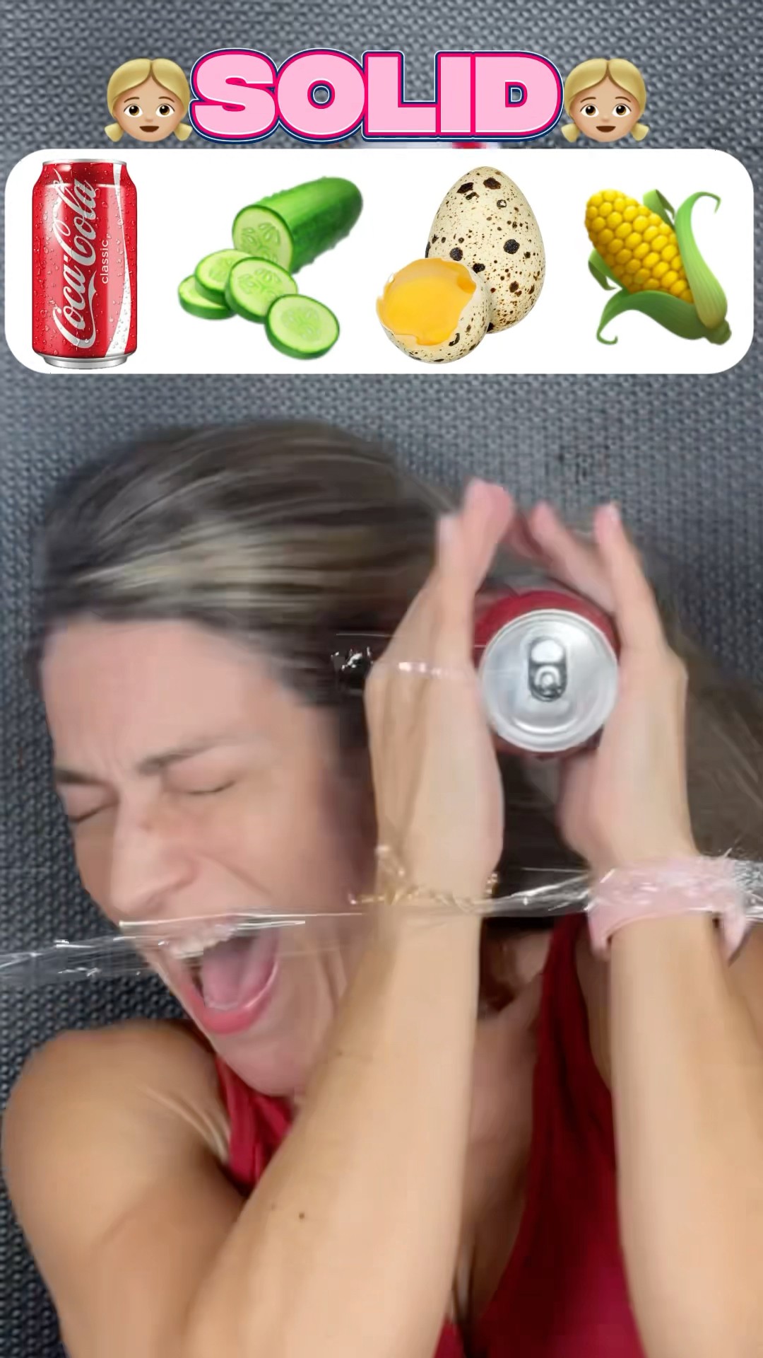 Quem levou mais susto sólido ou líquido?!? #shorts #challenge