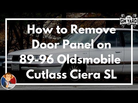 How to Replace the Driver Front Door Panel on a 91-96 Oldsmobile Cutlass Ciera SL - EGM