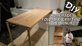 Take a tour of the sausage cave as i build phase 1. foldable crafting
table to attach my lathe, grinding wheel and all other manner fun
tools. made th...