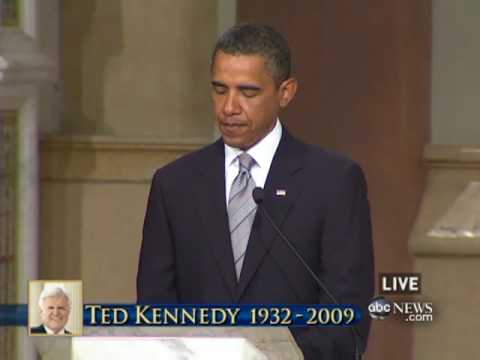 President Obama's Eulogy for Sen. Kennedy Part 1