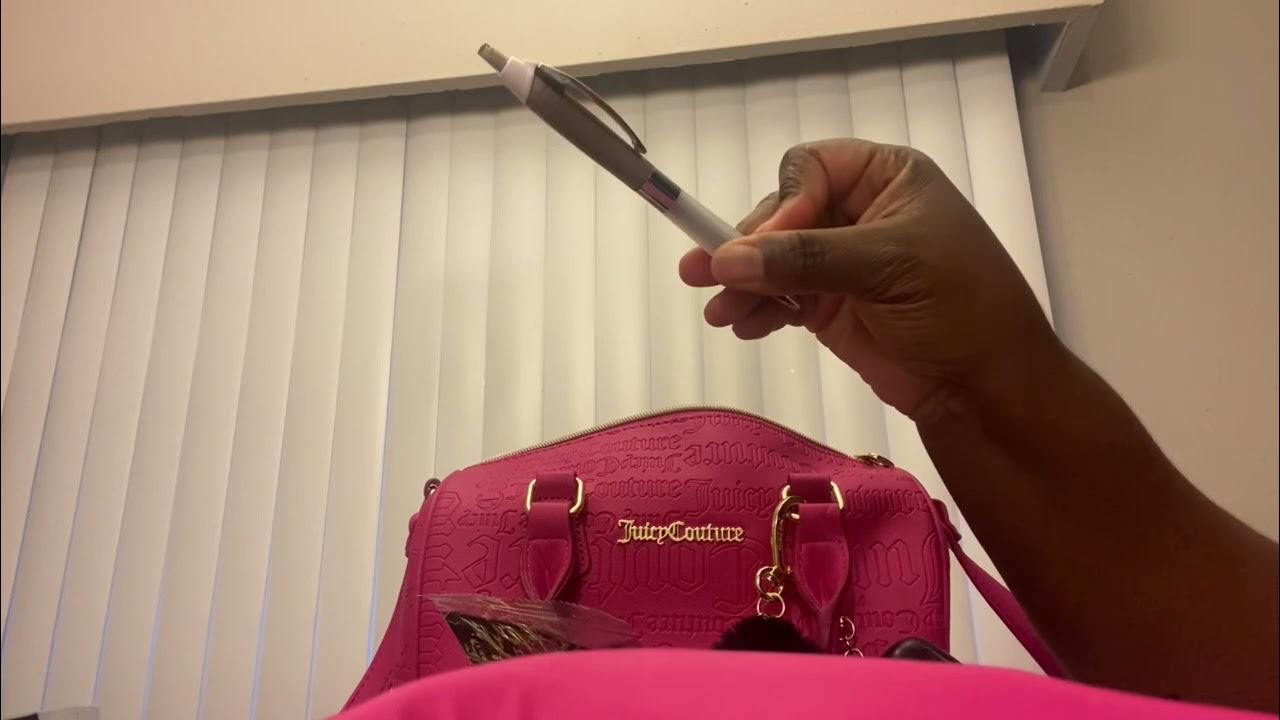 Juicy couture raspberry tart speedy satchel