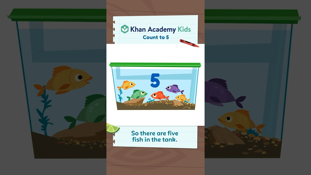 Let’s count to 5 with Peck from Khan Academy Kids! #counting #learning #numbers