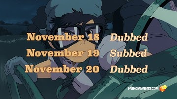 Castle in the Sky - In US Cinemas 11:18, 11:19, & 11:20 only