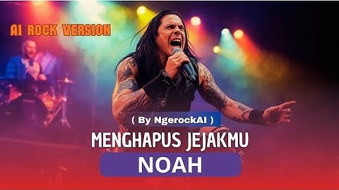 NOAH – Menghapus Jejakmu (AI Rock Cover Version | NgerockAI) 🎸🤖