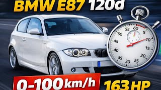 BMW E87 120d M47 120kw/163hp 0-100 kmh ACCELERATION