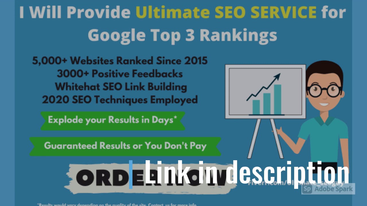 I will do ultimate seo service for page 1 rankings in days