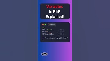 PHP Crash Course: Variables & Data Types in Under 60 seconds