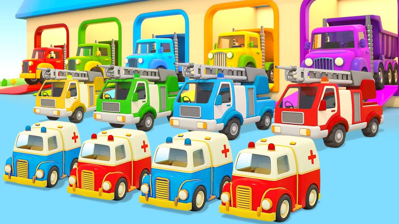 Car cartoons for kids & Helper cars cartoon full episodes - Fire truck  cartoon for kids. - YouTube