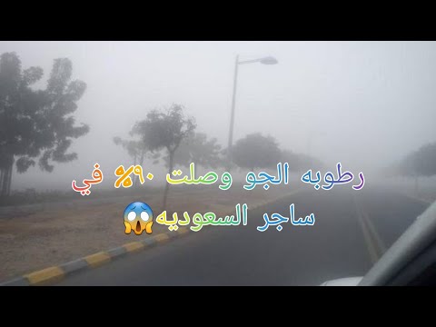 رطوبه الجو وصلت 90 في مدينة ساجر