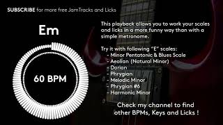 Backing Track - Em - 60 BPM