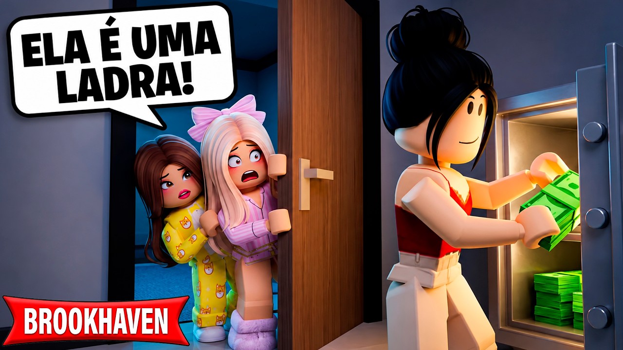DESCOBRIMOS QUE A NOSSA AMIGA ESTAVA NOS ROUBANDO! | Historinhas Brookhaven RP | Roblox