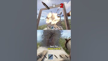 How many ROCKETS to destroy each DOOR in Rust...