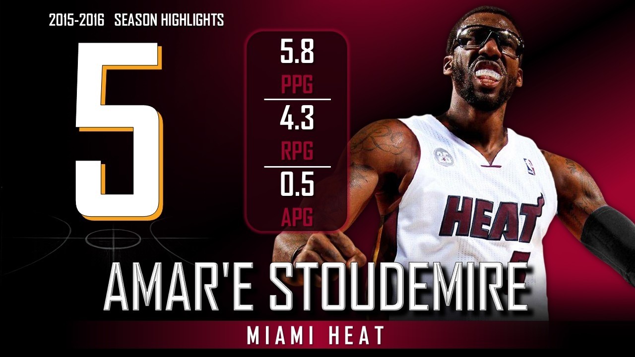 Amar'e Stoudemire || 2015-2016 Miami Heat Highlights