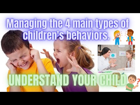 Decoding Child Behavior | Managing the 4 main types of children's behaviors. @ChewOnSoch