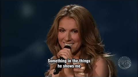 Celine Dion feat. Joe Walsh - Something LIVE FULL HD (with lyrics) 2008