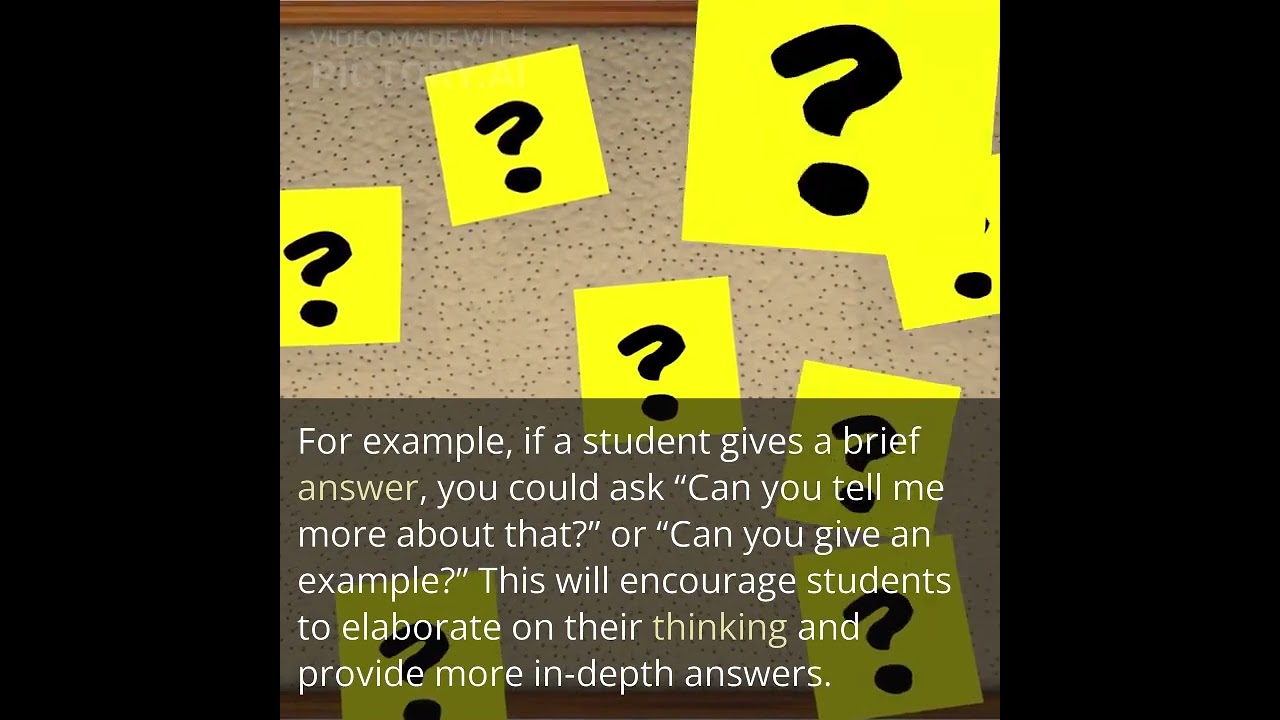 Effective Questioning Strategies