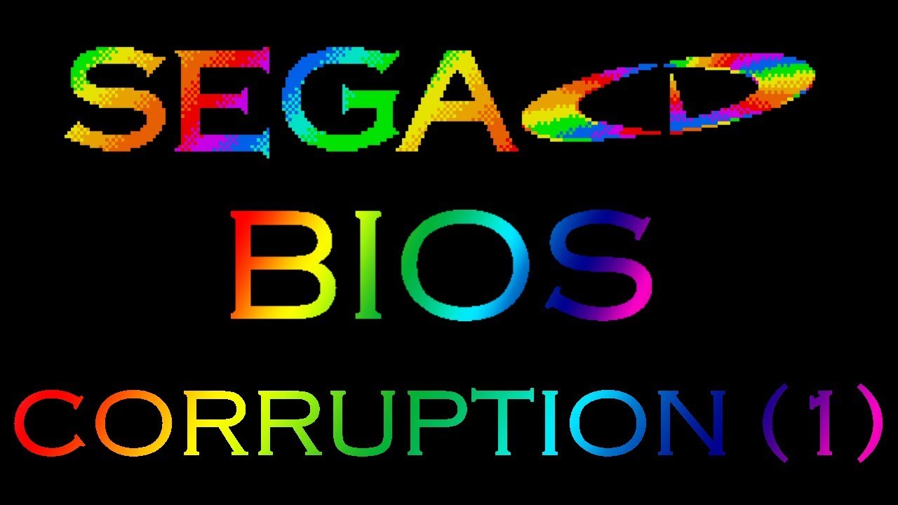 Sega CD BIOS corruption [1] YouTube