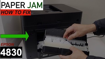 EPSON WorkForce WF 4830 Paper Jam - How To Fix ?
