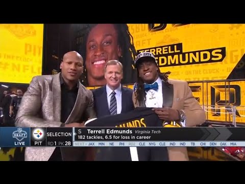 Ryan Shazier Annoucnes the Steelers 2018 1st Rd. Draft Pick | NFL