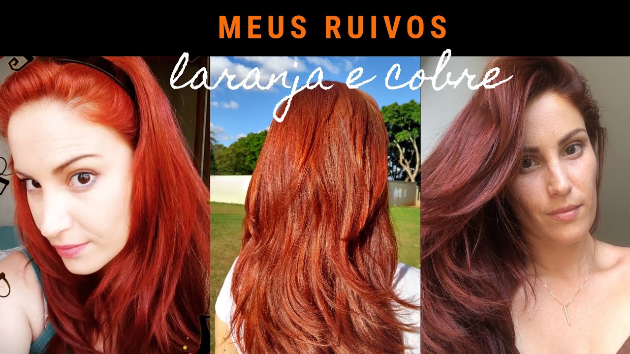 Retoque de raiz com IGORA 8.77 + tonalizante Flamingo e Raposinha da  Kamaleão / cabelo ruivo em casa 