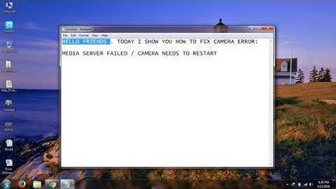 Fix Your Media Server Failed & Camera Needs To Restart ErrorTested   YouTube