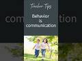 Behavior Is Communication: What to Do in Primary School
