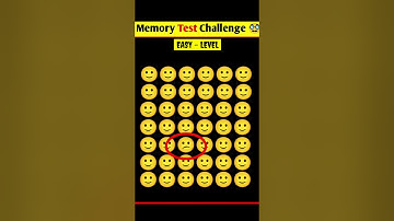 Memory Test || Riddles And Puzzles For Iq Test || part 7 || #quiztime #shorts