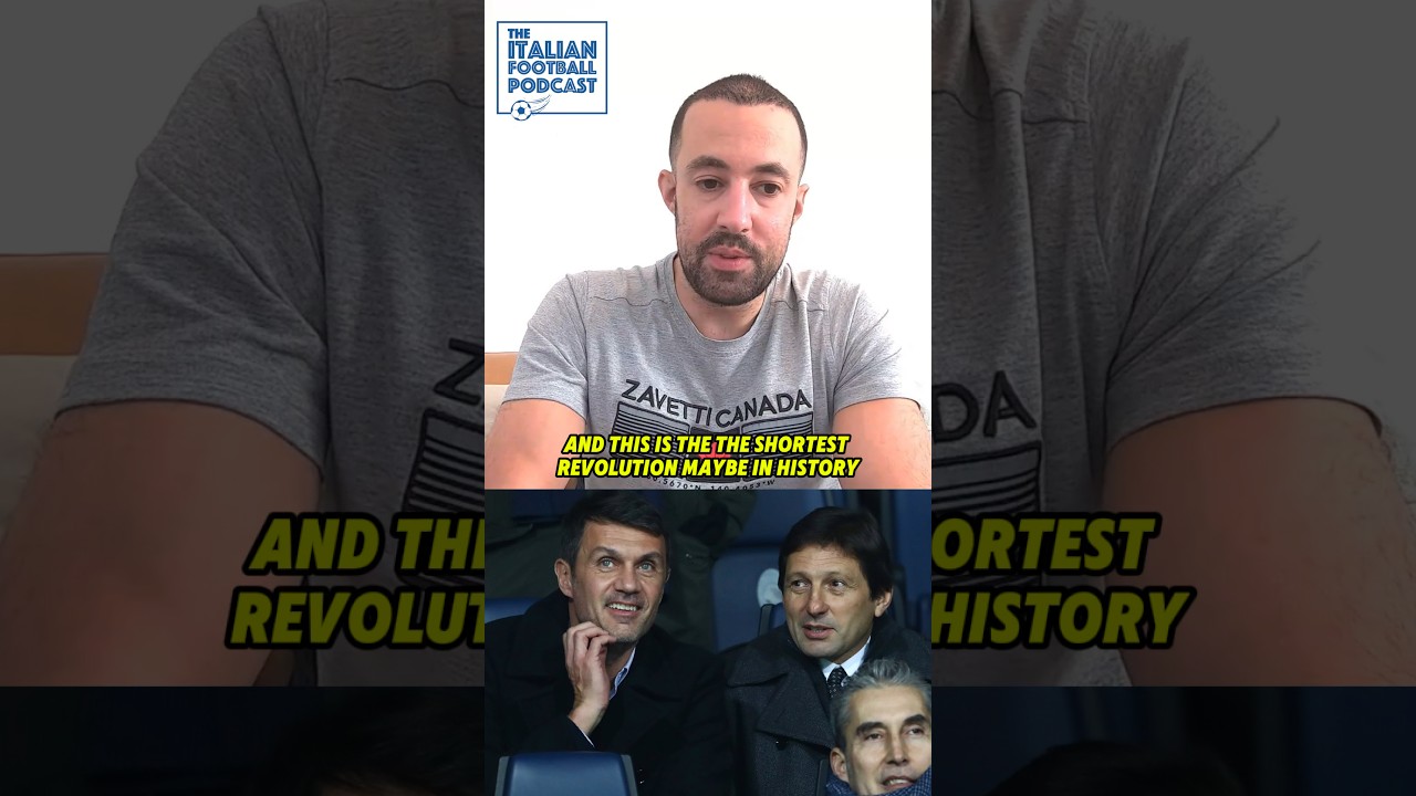 They removed Maldini because he challenged the system. 🇮🇹⚽️ #shorts #italy