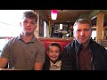 Dinner @ Applebee’s/Family time and shopping @ Sports Academy
