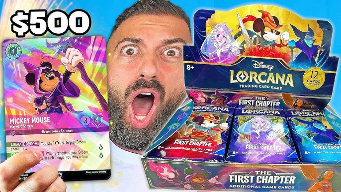 Disney's Lorcana Deck Box Unboxing 