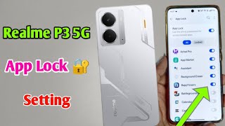 Realme P3 5G App lock setting/How to set App lock Realme P3 5G Mobile/App Lock Setting realme P3 5G screenshot 5